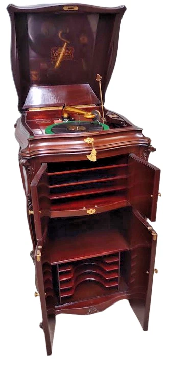 Victor Victrola Model VV-XVIII Interior Record Storage Shelves